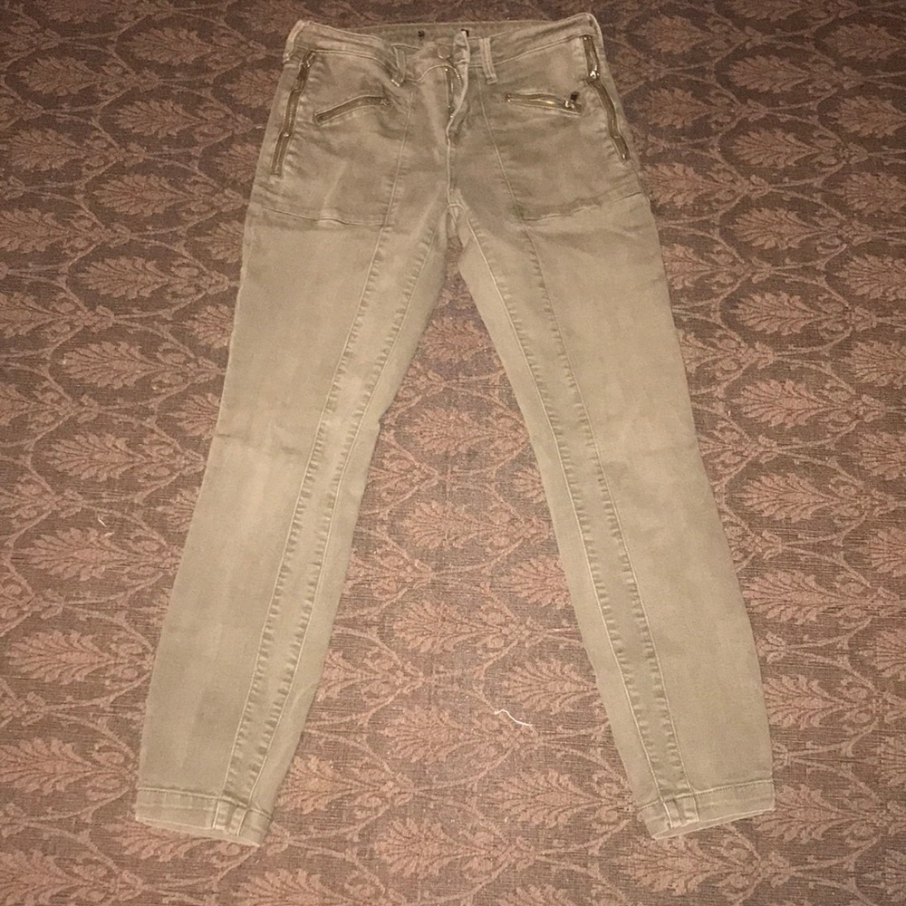 Kendall & Kylie Olive Green skinnies | Sz 25